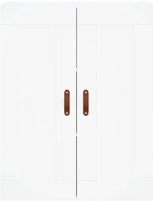 vidaXL Ντουλάπι Λευκό 69,5x34x180 εκ. από Επεξεργασμένο Ξύλο