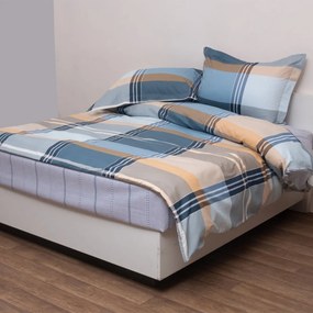 Πάπλωμα Υπέρδιπλο (Σετ 220x240) 2 Όψεων Viopros Έμμα Πετρόλ