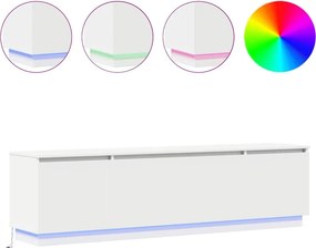 vidaXL Ντουλάπι TV 180 x 38 x 49 εκ Λευκό Επεξεργασμένο Ξύλο