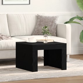 vidaXL Τραπεζάκι σαλονιού Μαύρη δρυς 50 x 50 x 35 cm