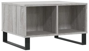 vidaXL Τραπεζάκι Σαλονιού Γκρι Sonoma 60x50x36,5εκ. Επεξεργασμένο Ξύλο