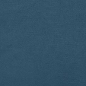 Πλαίσιο Κρεβατιού Boxspring Σκούρο Μπλε 90x200 εκ. Βελούδινο - Μπλε