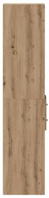 vidaXL Highboard artisan δρυς 30 x 42.5 x 185 εκ Επεξεργασμένο ξύλο