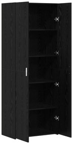vidaXL Υψηλό Γραφείο Μαύρης Δρυός 70x42.5x185 εκ. Επεξεργασμένο Ξύλο