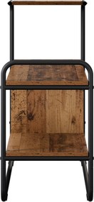 vidaXL Τραπέζι κονσόλας Παλαιωμένο ξύλο 80 x 35 x 75 cm