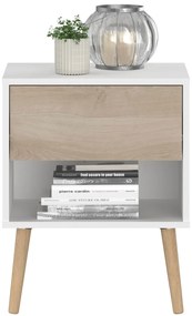 Κομοδίνο Randers-Φυσικό-Λευκό