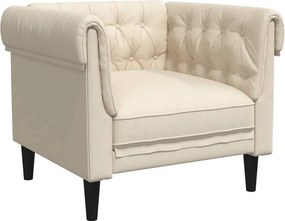 vidaXL Πολυθρόνα Chesterfield Λινό