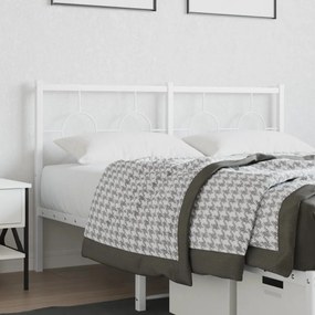 vidaXL Ανταλλακτικό κεφαλάρι Λευκό 140 εκ. Μεταλλικό