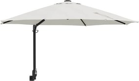 vidaXL Ομπρέλα Κήπου Άμμος 248 x 248 x 148 εκ. Πολυεστέρας και Χάλυβας