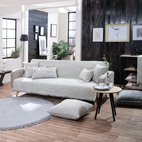Ριχτάρι Brooklin 01 Ecru Teoran Armchair Acrylic,Cotton,Polyester