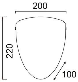 ΑΠΛΙΚΑ ΑΧΙΒΑΔΑ-ΓΥΑΛΙ 1XE27 11X21XH20cm TURTLE - DL477C