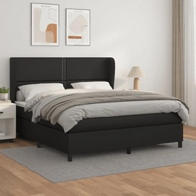 ΚΡΕΒΑΤΙ BOXSPRING ΜΕ ΣΤΡΩΜΑ ΜΑΥΡΟ 160X200ΕΚ.ΑΠΟ ΣΥΝΘΕΤΙΚΟ ΔΕΡΜΑ 3128979