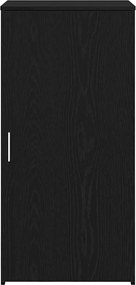vidaXL Ντουλάπι Αποθήκευσης Μαύρο 50x45x103,5 εκ. από Τεχνητό Ξύλο