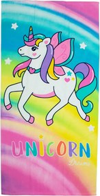 Παιδική Πετσέτα Θαλάσσης Microfiber (70x140) Dimcol Unicorn 458 Multi