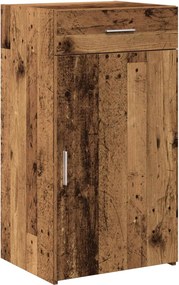 vidaXL Πλαϊνό γραφείο Παλιό ξύλο 50 x 42,5 x 93 εκ.
