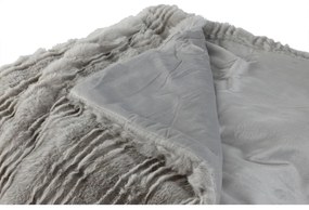 Κουβέρτα Home ESPRIT Ανοιχτό Γκρι 220 x 240 x 1 cm