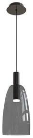 Φωτιστικό Οροφής Led 1965 5W 3000K 90Lm Grey-Black Metal, Glass