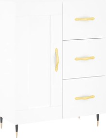 vidaXL Ντουλάπι Λευκό 69,5 x 34 x 90 εκ. από Επεξεργασμένο Ξύλο