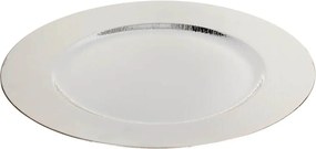 ΠΙΑΤΈΛΕΣ PRES. WOOD ROUND PLATE SILVER 129812AR