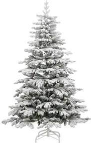 vidaXL Τεχνητό Χριστουγεννιάτικο Δέντρο με Άξονα Λευκό 240 cm