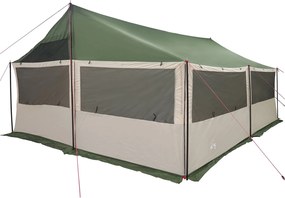 vidaXL Οικογενειακή Σκηνή Πράσινο 600 x 400 x 268 εκ.