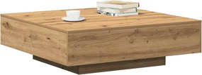 vidaXL Τραπεζάκι σαλονιού Artisan Oak 100 x 100 x 31 cm