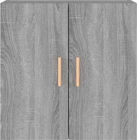 vidaXL Ντουλάπι Τοίχου Γκρι Sonoma 60x30x60 εκ. Επεξεργασμένο Ξύλο