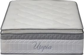 Στρώμα Utopia pakoworld pocket spring με ανώστρωμα 30-32cm 100x200εκ