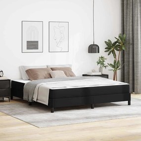 vidaXL Κρεβάτι Άλλο Μαύρο 180 x 200 cm Τεχνητό δέρμα