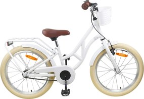 vidaXL Παιδικό Ποδήλατο 24 ίντσες για 8-12 ετών Λευκό