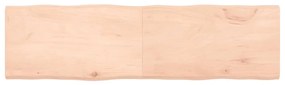 vidaXL Επιφάνεια Τραπεζιού 180x50x(2-4) εκ. Ακατέργ. Μασίφ Ξύλο Δρυός