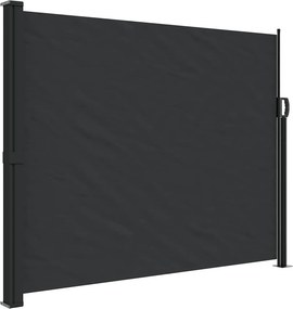 vidaXL Σκίαστρο Πλαϊνό Συρόμενο Μαύρο 160 x 300 εκ.
