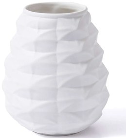 Βάζο 742TMA4905 25x25x26cm White Aberto Design Ceramic