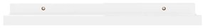 vidaXL Ράφια Τοίχου 2 τεμ. Γυαλιστερό Λευκό 40 x 9 x 3 εκ.