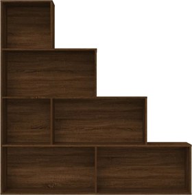 vidaXL Βιβλιοθήκη Καφέ Δρυς 155 x 24 x 160 εκ.