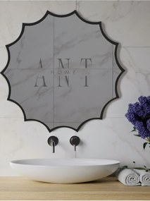Stewehome Ασύμμετρος καθρέφτης τοίχου από γυαλί 60x60 cm