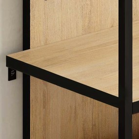 Έπιπλο εισόδου Archy Megapap χρώμα sapphire oak 53x31,7x180εκ.