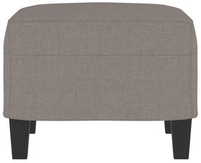 vidaXL Υποπόδιο Taupe 60x50x41 εκ. Υφασμάτινο