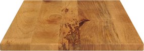 vidaXL Επιτραπέζια επιφάνεια 90x70x2,5 cm Ορθογώνια από μασίφ ξύλο