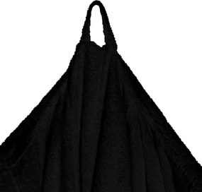 vidaXL Μπουρνούζι KINN Μαύρο M Βαμβάκι