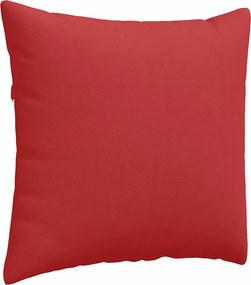 vidaXL Μαξιλάρι Καναπέ 2 pcs Κόκκινο 50 x 50 cm ύφασμα
