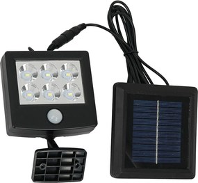 Ηλιακός Προβολέας Εξωτερικού Χώρου Depo 6500K IP44 Μαύρο