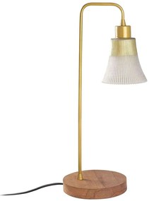 Φωτιστικό Επιτραπέζιο Foca 525NOR2103 Φ23x52cm E27 40W Natural-Gold Opviq