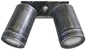 Σποτ φωτιστικό C-01 KEY 2L ασημί αντικέ Heronia-15-0069-Ασημί 15-0069
