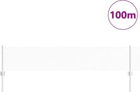 vidaXL Τεντώτο με στήριγμα Ασημί 0,4 x 100 μ Ατσάλι