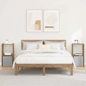 vidaXL Κομοδίνο 2 τμχ. Artisan Oak 35 x 32 x 68,5 εκ