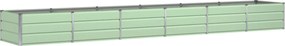 vidaXL Γλάστρα Πράσινο 480 x 80 x 45 cm Ατσάλι