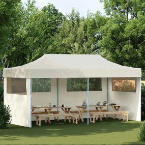 vidaXL Τέντα Εκδηλώσεων Pop-up Πτυσσόμενη Κρεμ 3 x 6 μ.