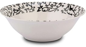 Σαλατιέρα Ellie 10-099-324 Φ23x7,5cm Black-White Nava Large Porcelain