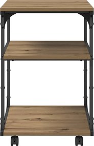 vidaXL Σταντ Εκτυπωτή Artisan Oak 43 x 48 x 64 εκ Επεξεργασμένο ξύλο